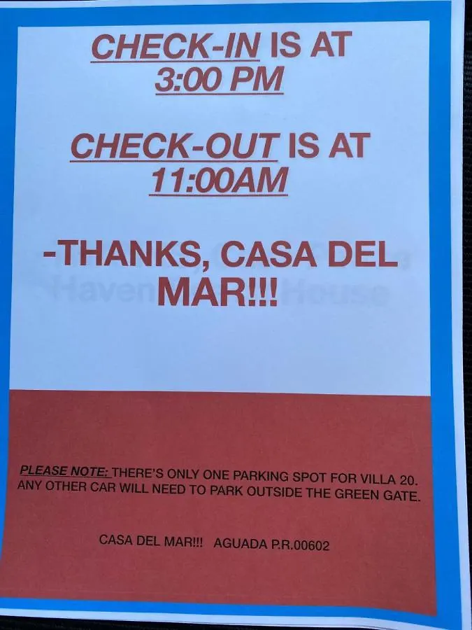 Casa Del Mar !!! Ocean Front Villa 阿瓜达